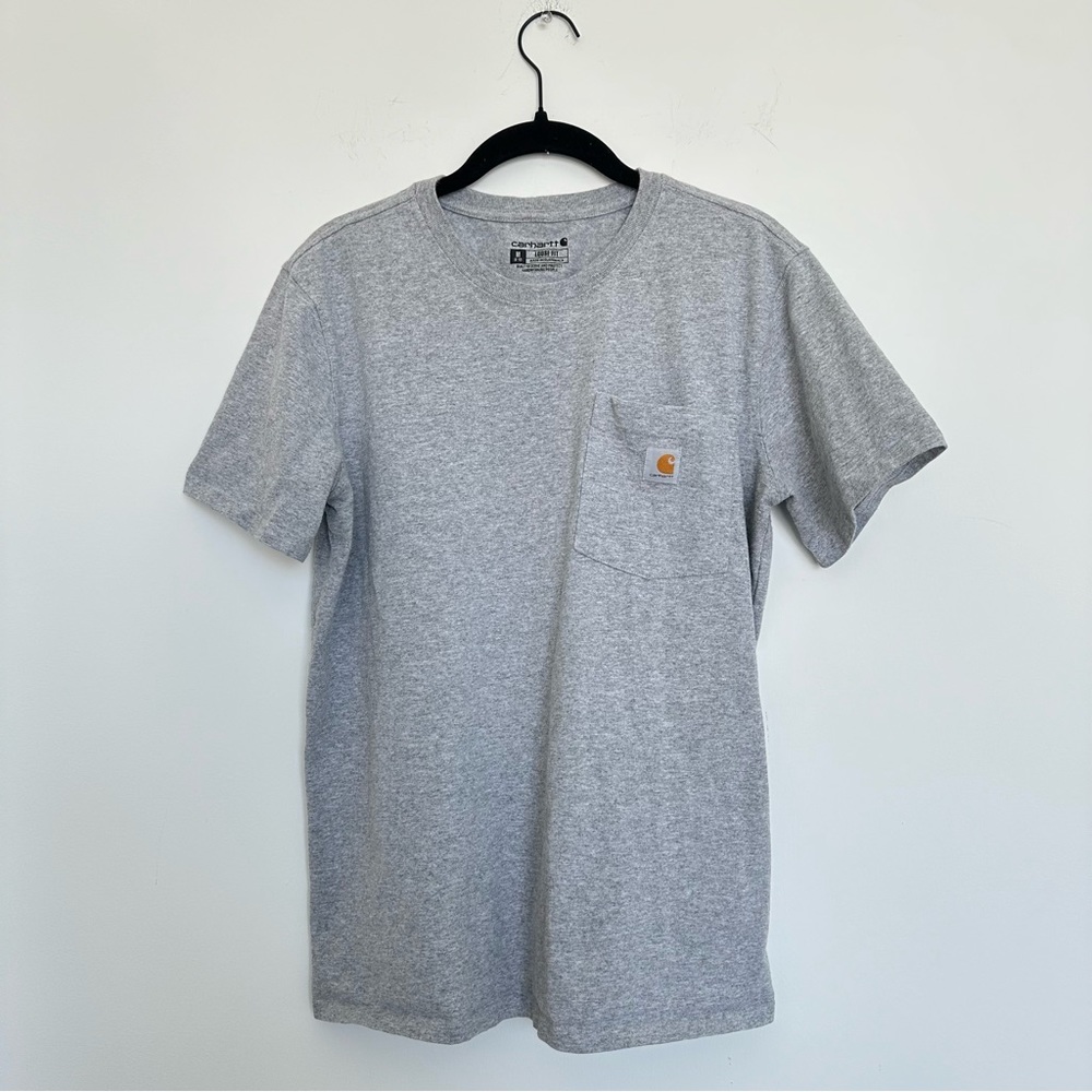 Carhartt LOOSE FIT HEAVYWEIGHT SHORT-SLEEVE POCKET T-SHIRT grey men’s medium